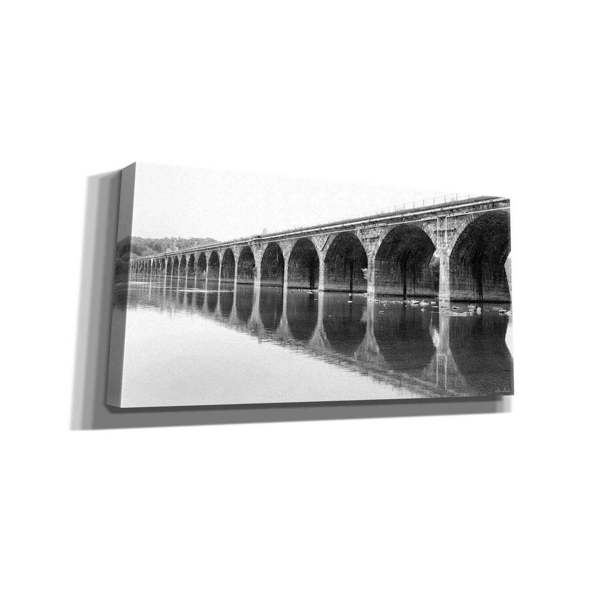 'Rockwell Bridge' by Lori Deiter, Canvas Wall Art