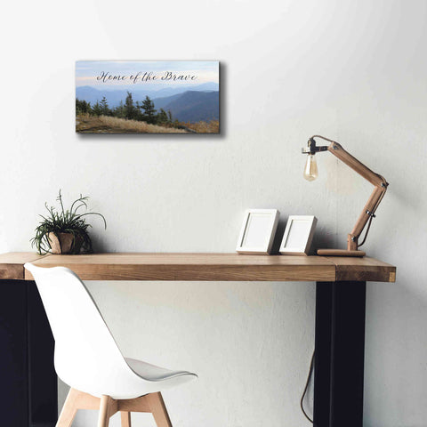 Image of 'Home of the Brave' by Lori Deiter, Canvas Wall Art,24 x 12