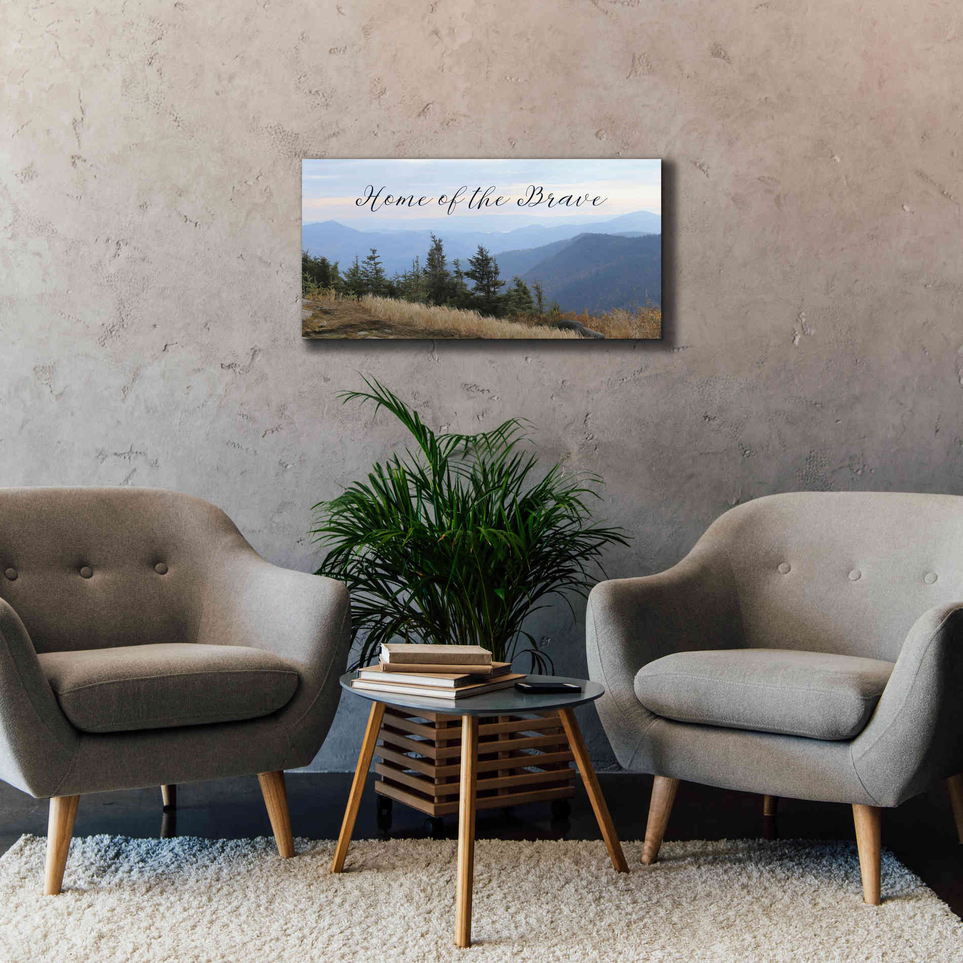 'Home of the Brave' by Lori Deiter, Canvas Wall Art,40 x 20