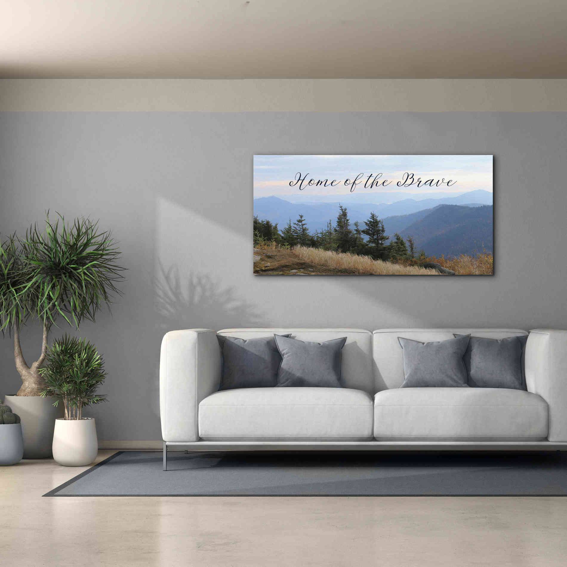 'Home of the Brave' by Lori Deiter, Canvas Wall Art,60 x 30
