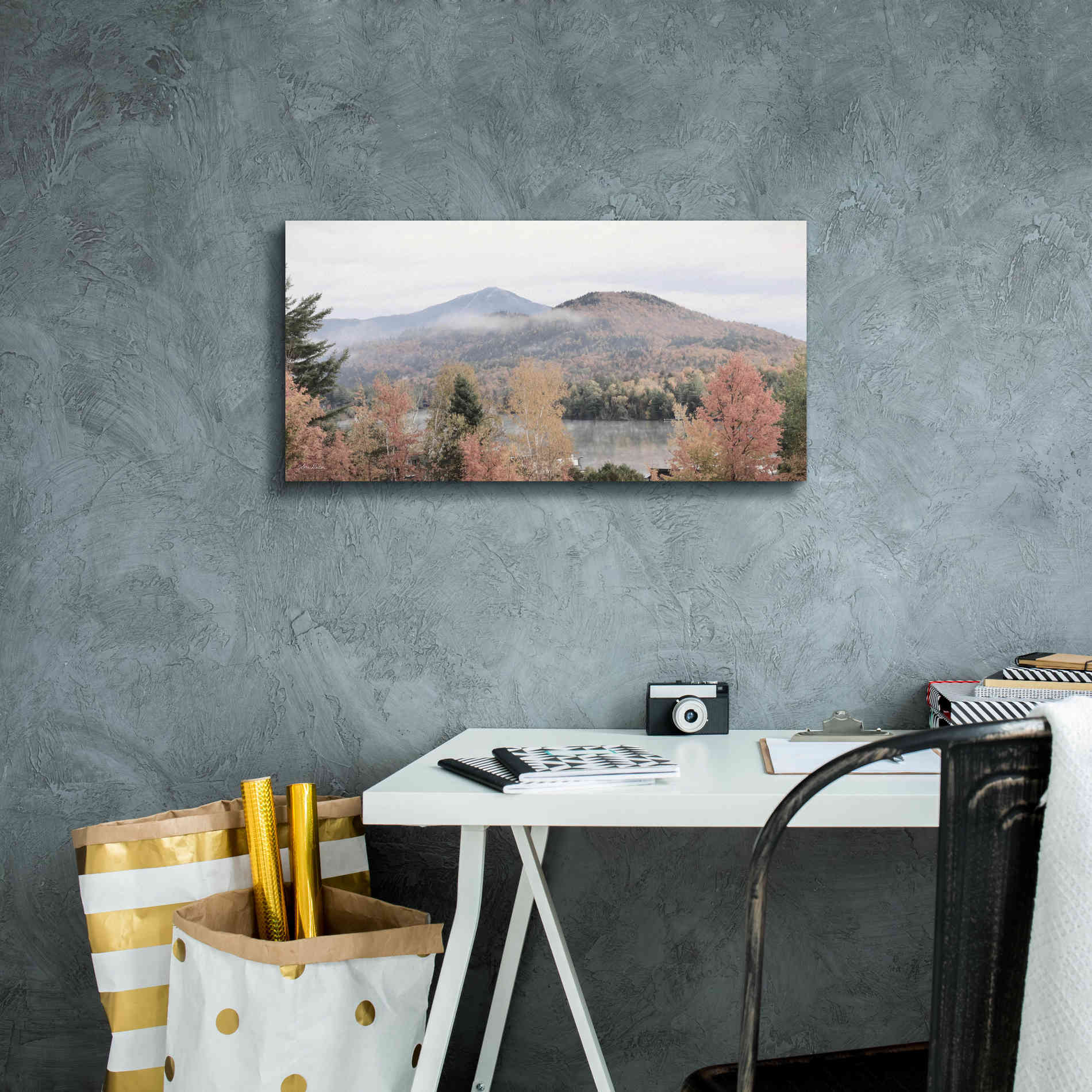 'Whiteface Mountain' by Lori Deiter, Canvas Wall Art,24 x 12