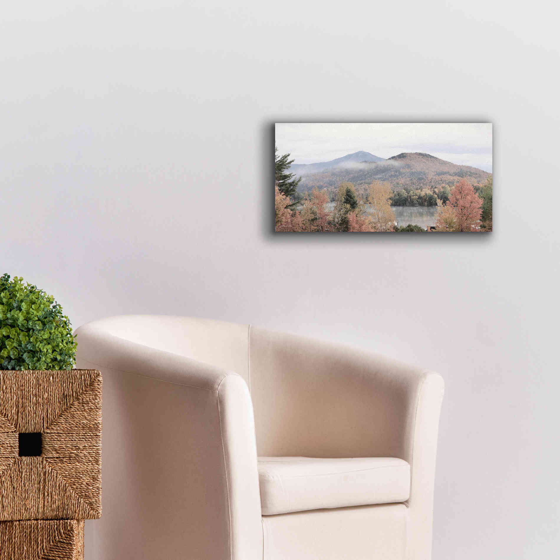 'Whiteface Mountain' by Lori Deiter, Canvas Wall Art,24 x 12