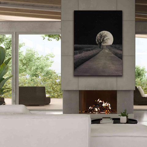 Image of 'Moonlit Country Road' by Lori Deiter, Canvas Wall Art,40 x 54