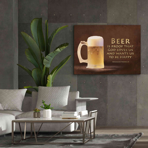 Image of 'Be Happy' by Lori Deiter, Canvas Wall Art,54 x 40