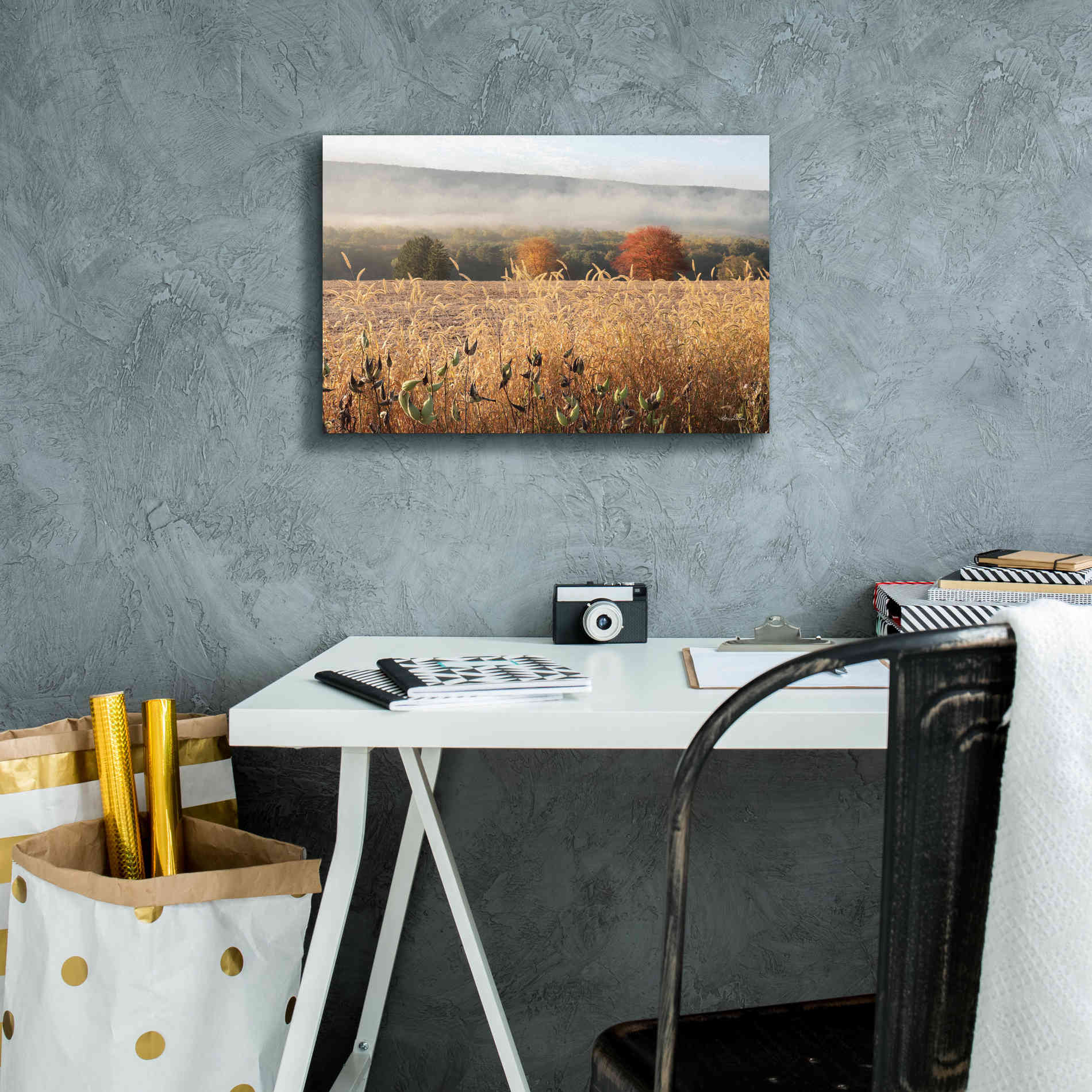 'Autumn Shades' by Lori Deiter, Canvas Wall Art,18 x 12