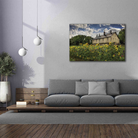 Image of 'Sunflower Garden' by Lori Deiter, Canvas Wall Art,60 x 40