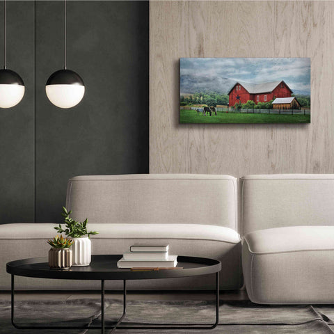 Image of 'Grazin' Time' by Lori Deiter, Canvas Wall Art,40 x 20