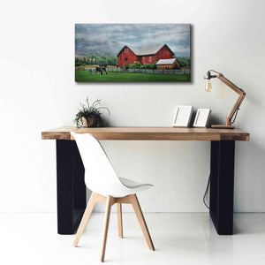 'Grazin' Time' by Lori Deiter, Canvas Wall Art,40 x 20