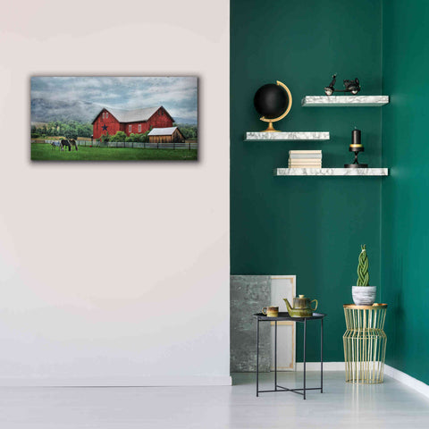 Image of 'Grazin' Time' by Lori Deiter, Canvas Wall Art,40 x 20