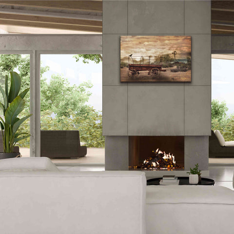 Image of 'Desert Wagon' by Lori Deiter, Canvas Wall Art,40 x 26