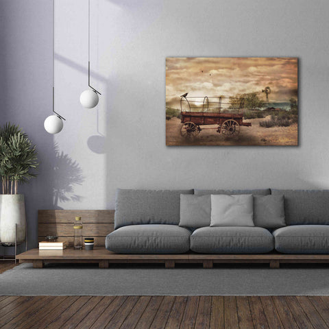 Image of 'Desert Wagon' by Lori Deiter, Canvas Wall Art,60 x 40
