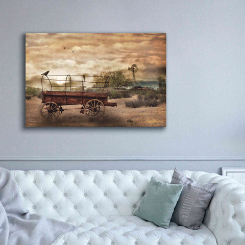Image of 'Desert Wagon' by Lori Deiter, Canvas Wall Art,60 x 40
