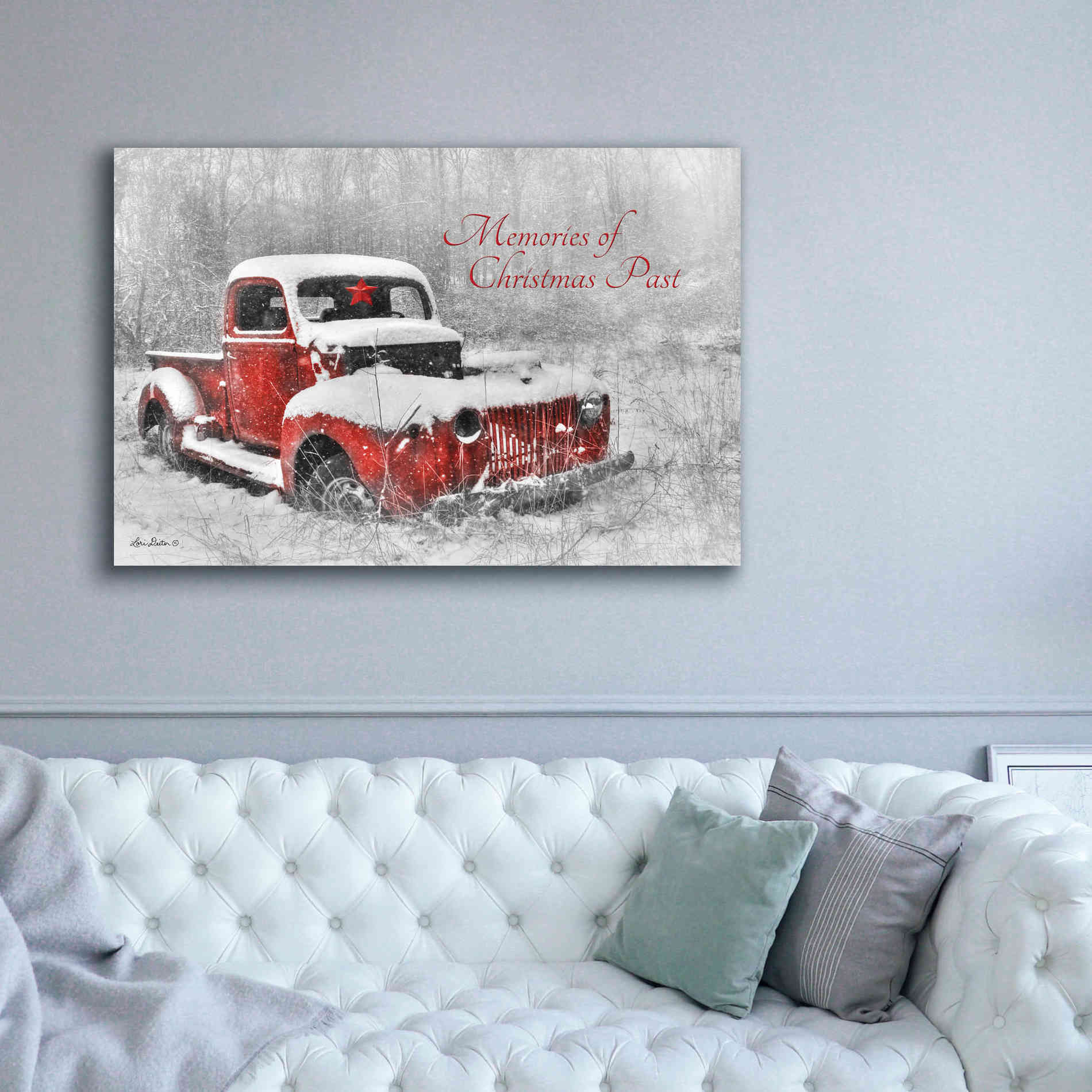 'Christmas Past' by Lori Deiter, Canvas Wall Art,60 x 40