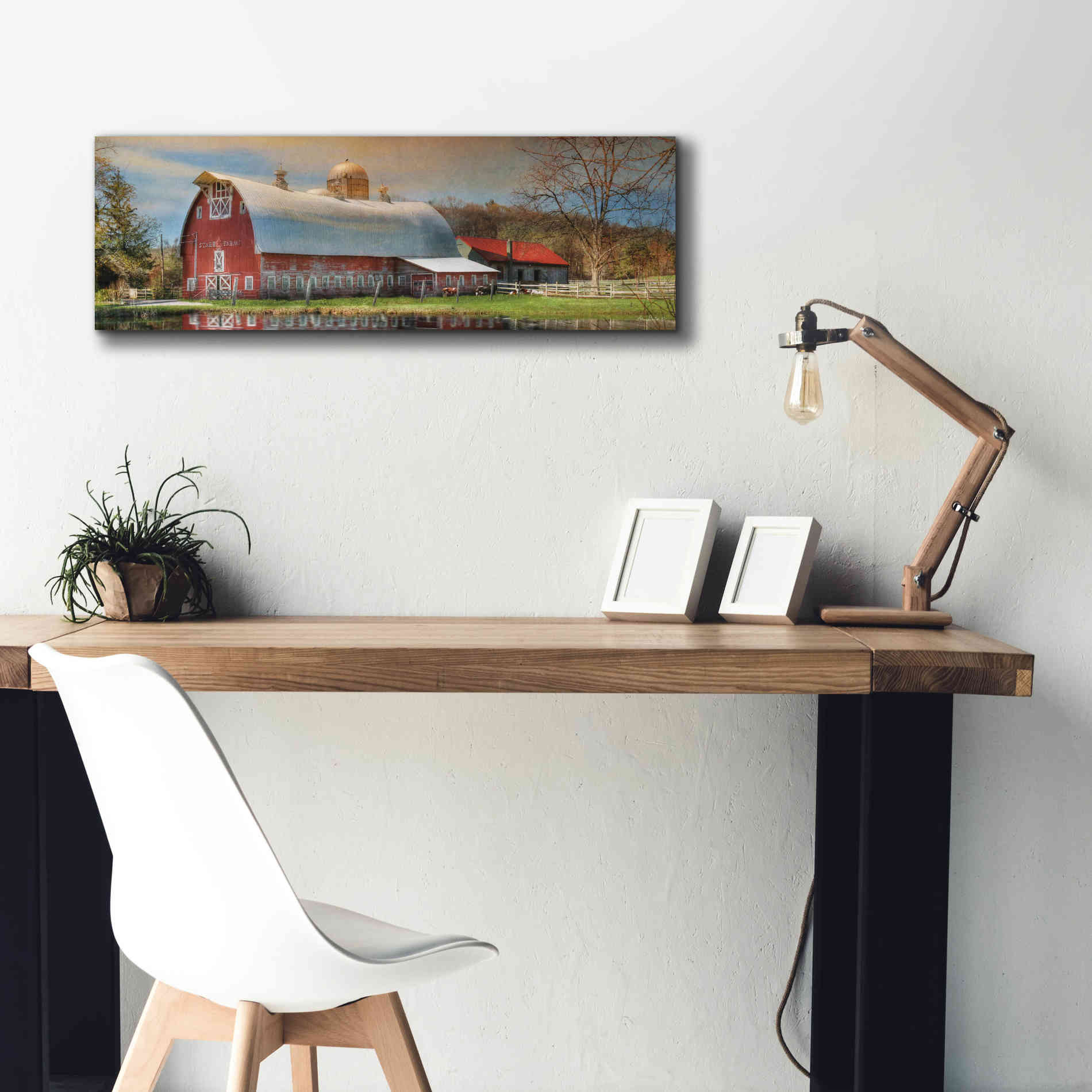 'Starr Farm' by Lori Deiter, Canvas Wall Art,36 x 12
