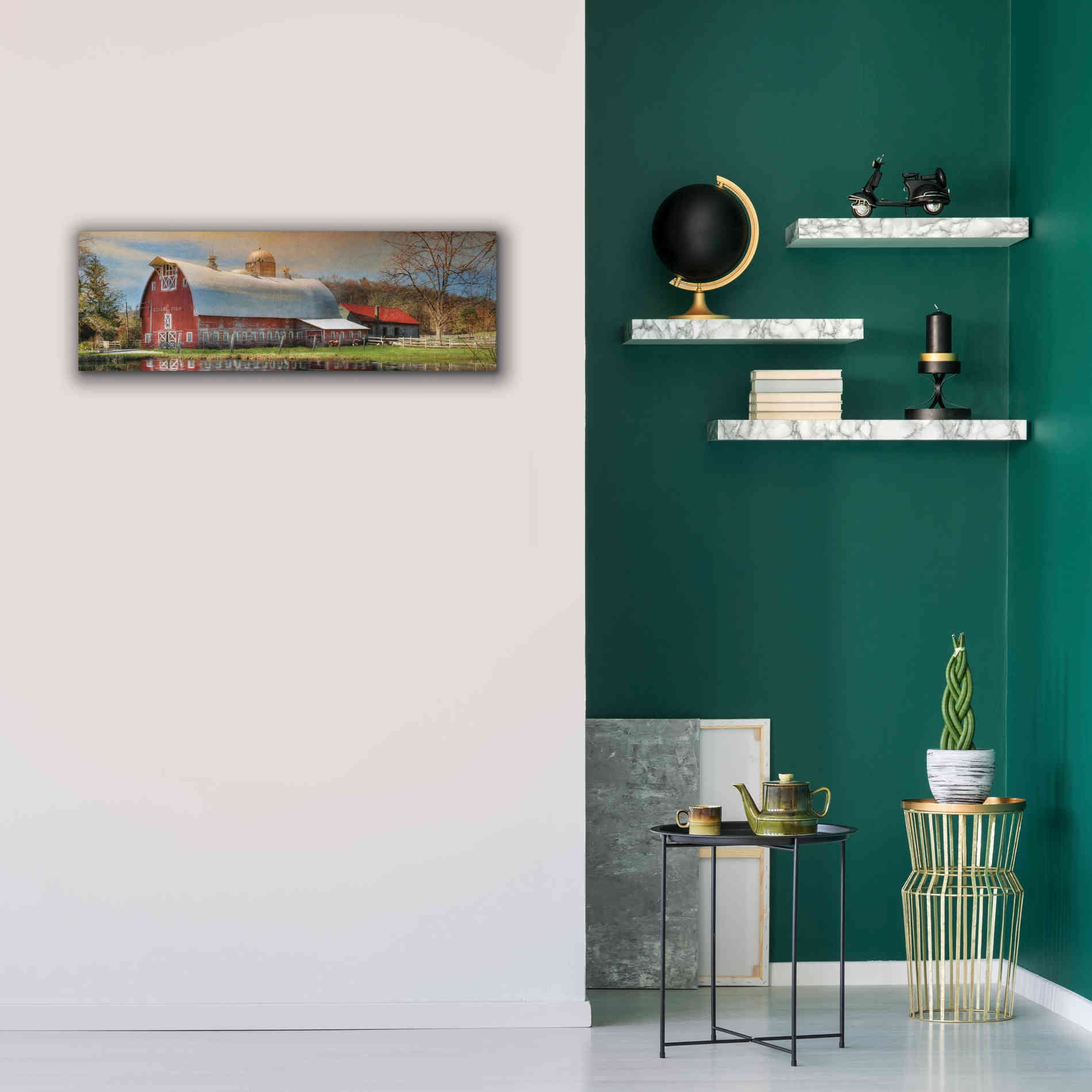 'Starr Farm' by Lori Deiter, Canvas Wall Art,36 x 12