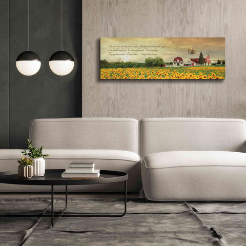 Image of 'I Thank Thee' by Lori Deiter, Canvas Wall Art,60 x 20