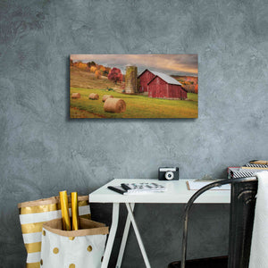 'Autumn Breeze' by Lori Deiter, Canvas Wall Art,24 x 12