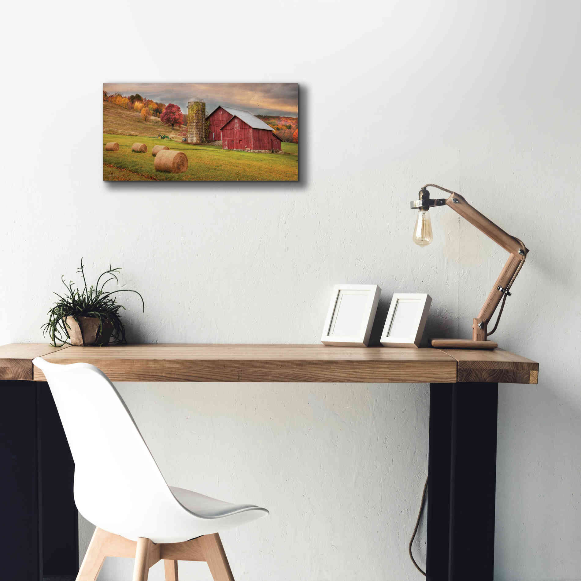 'Autumn Breeze' by Lori Deiter, Canvas Wall Art,24 x 12