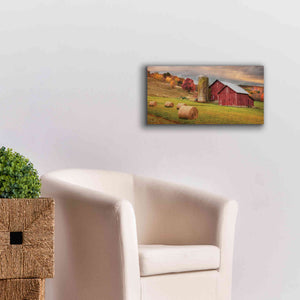 'Autumn Breeze' by Lori Deiter, Canvas Wall Art,24 x 12