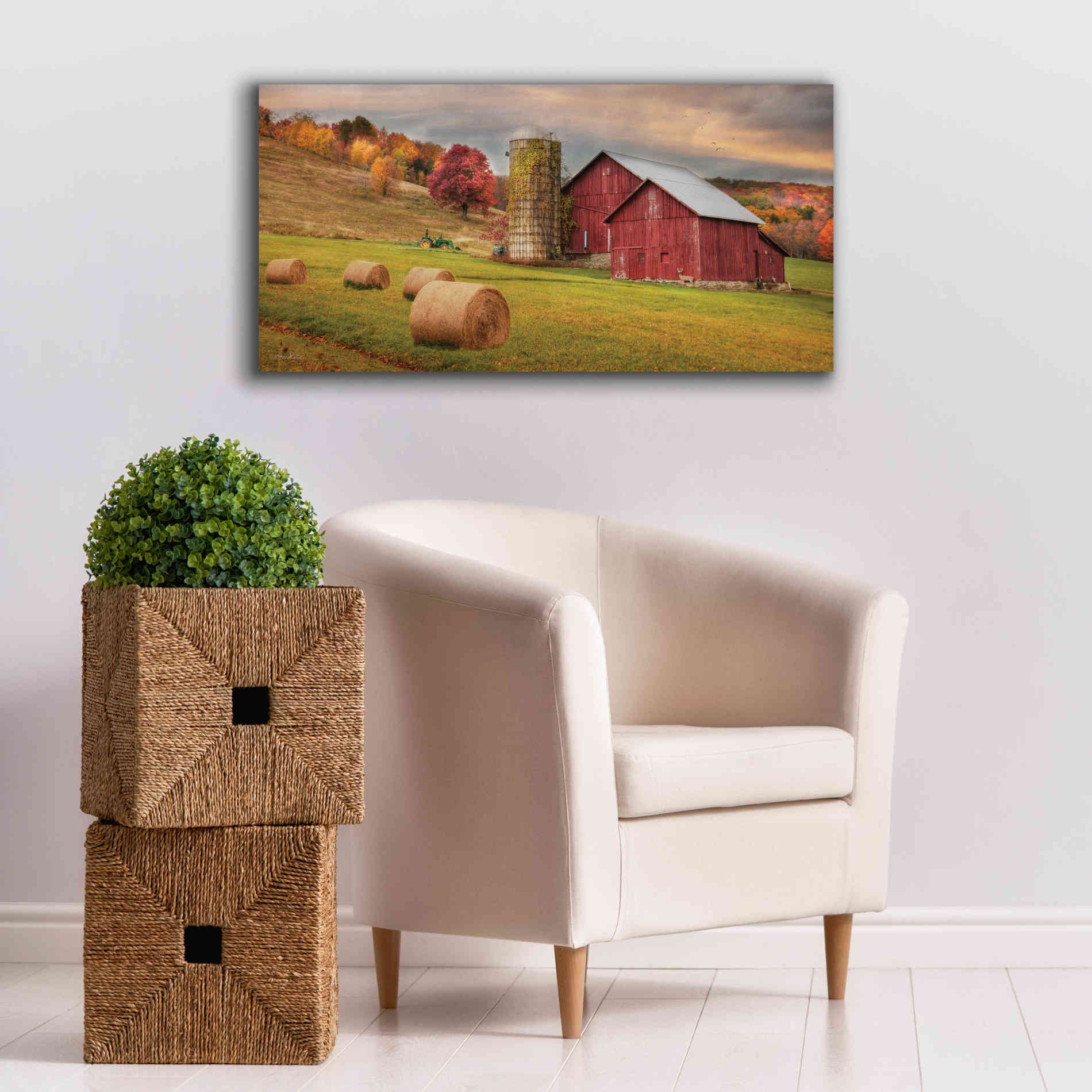 'Autumn Breeze' by Lori Deiter, Canvas Wall Art,40 x 20