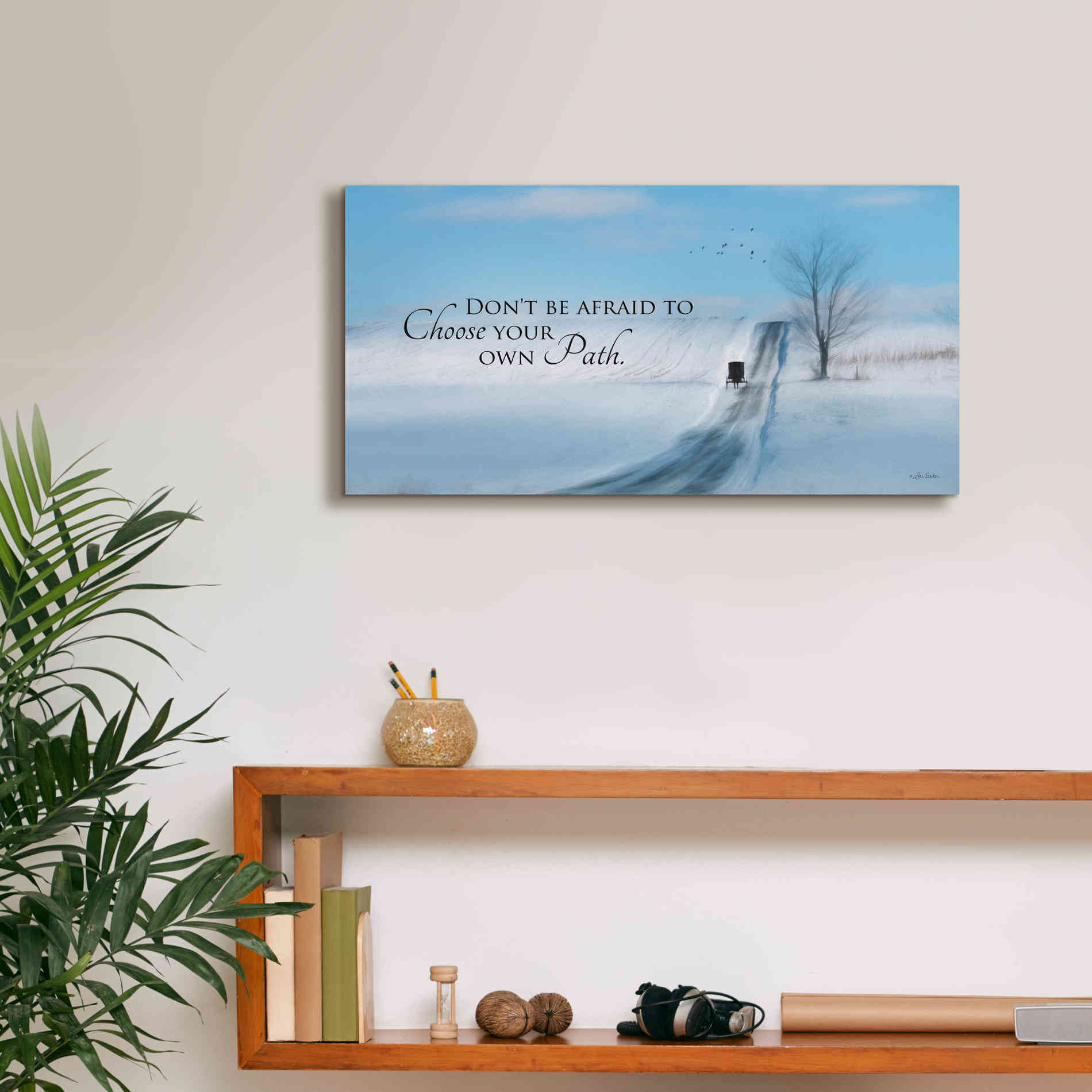 'Choose Your Own Path' by Lori Deiter, Canvas Wall Art,24 x 12