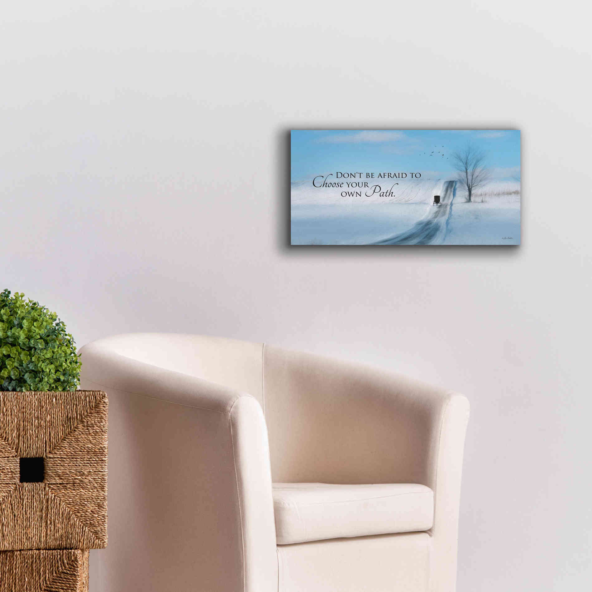 'Choose Your Own Path' by Lori Deiter, Canvas Wall Art,24 x 12
