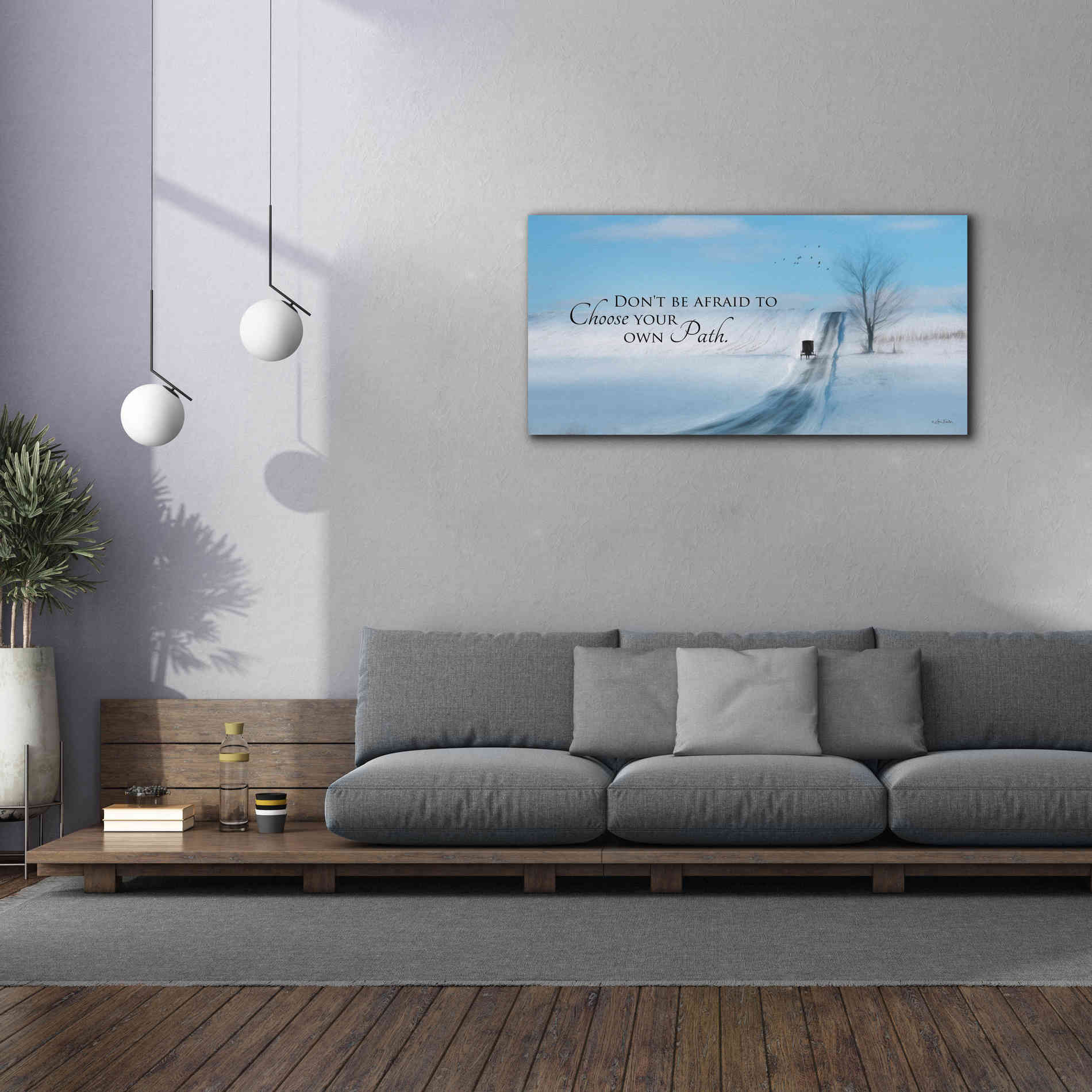 'Choose Your Own Path' by Lori Deiter, Canvas Wall Art,60 x 30