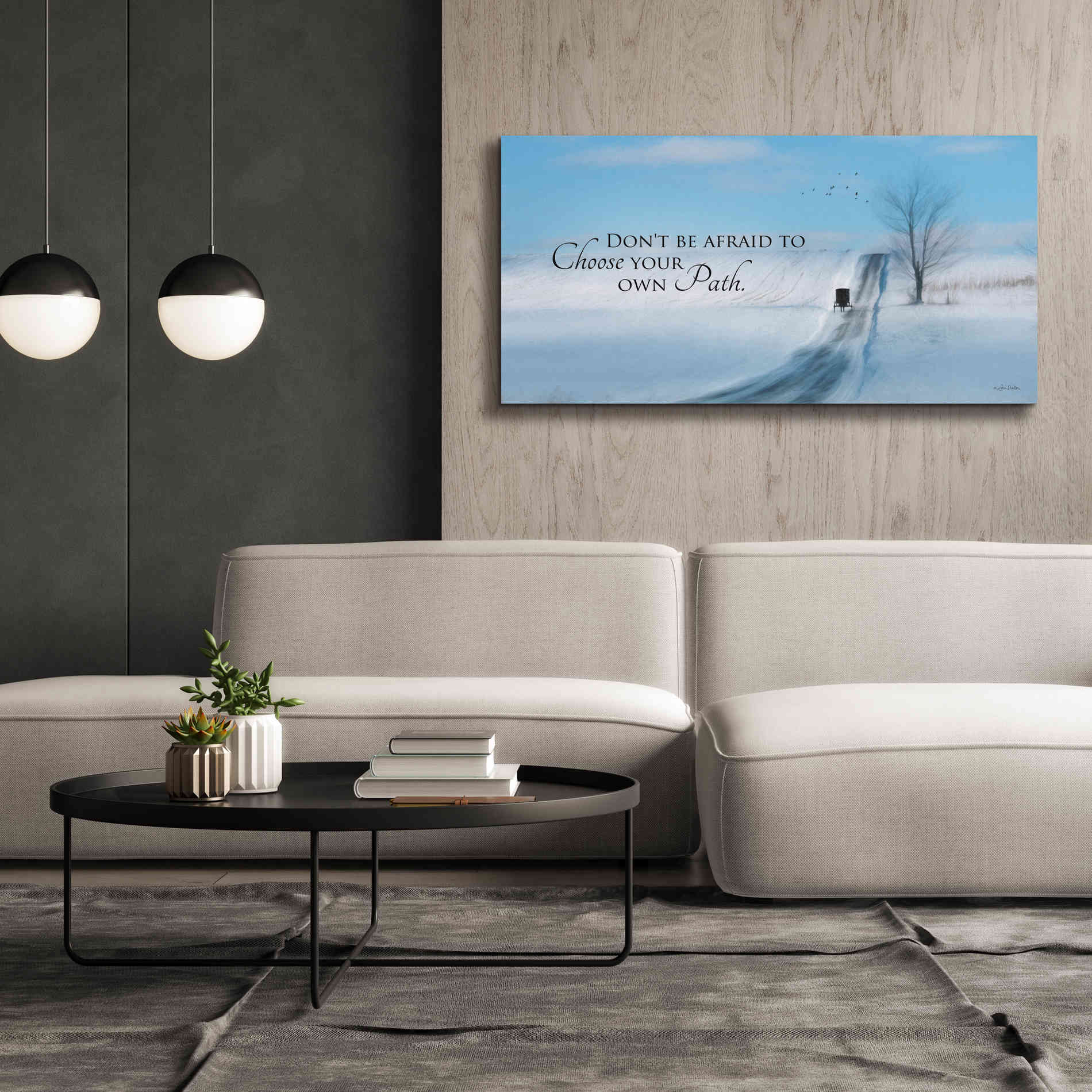 'Choose Your Own Path' by Lori Deiter, Canvas Wall Art,60 x 30