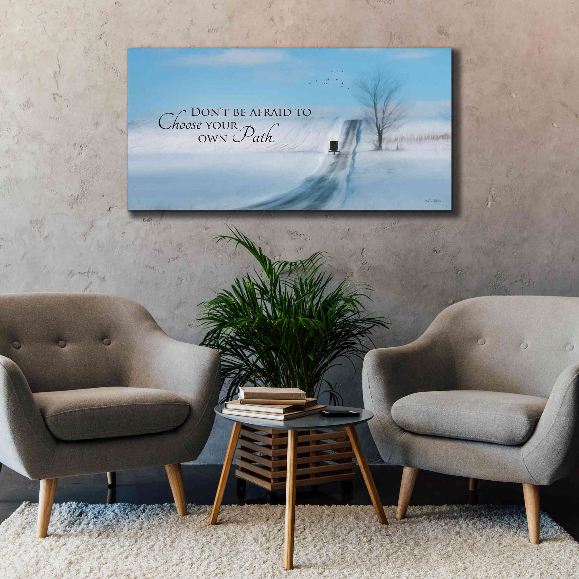 'Choose Your Own Path' by Lori Deiter, Canvas Wall Art,60 x 30