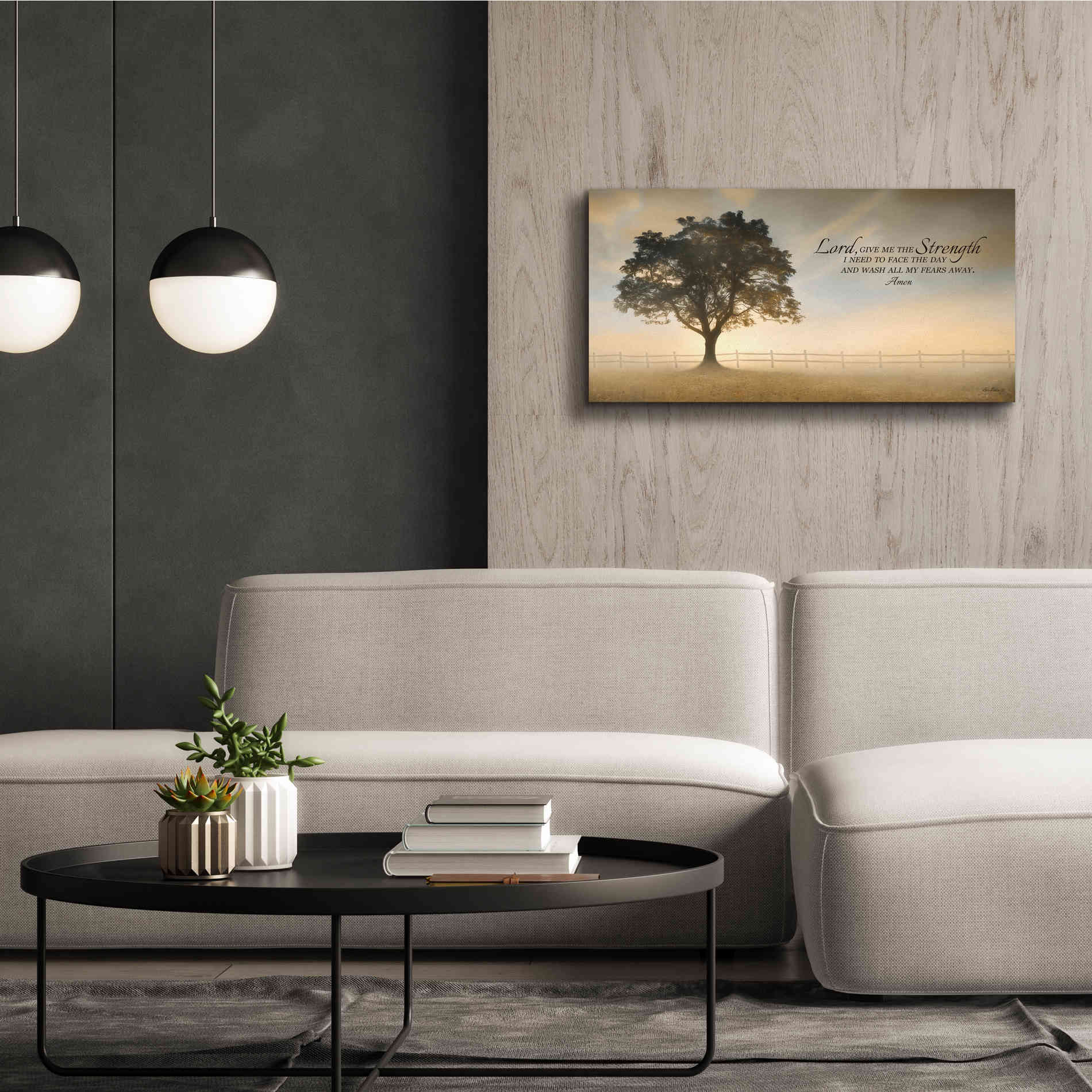 'Daily Prayer' by Lori Deiter, Canvas Wall Art,40 x 20