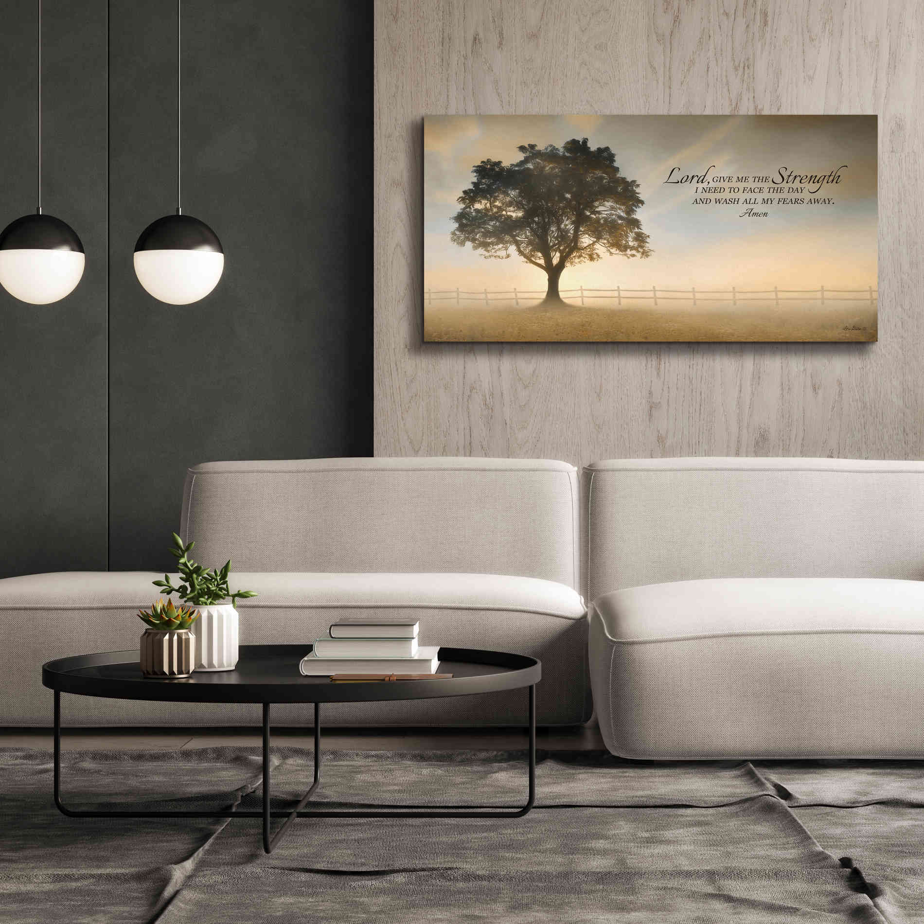 'Daily Prayer' by Lori Deiter, Canvas Wall Art,60 x 30