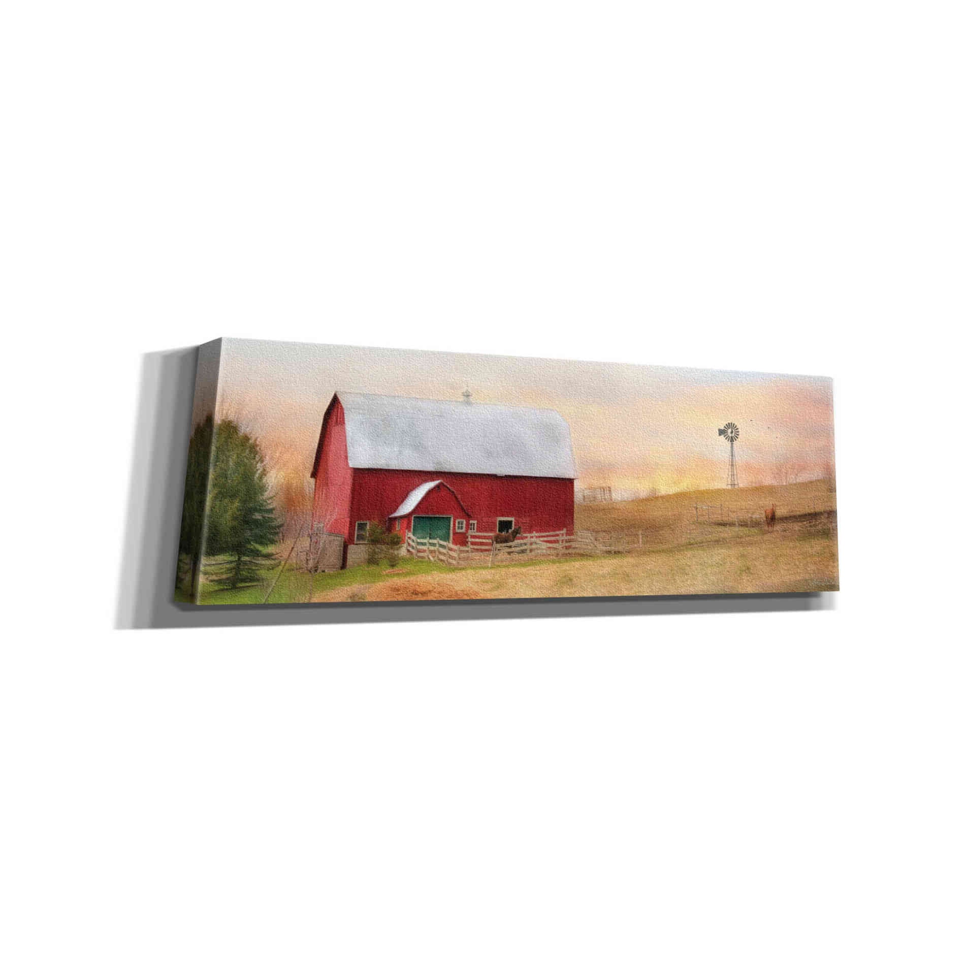 'Horse Farm' by Lori Deiter, Canvas Wall Art