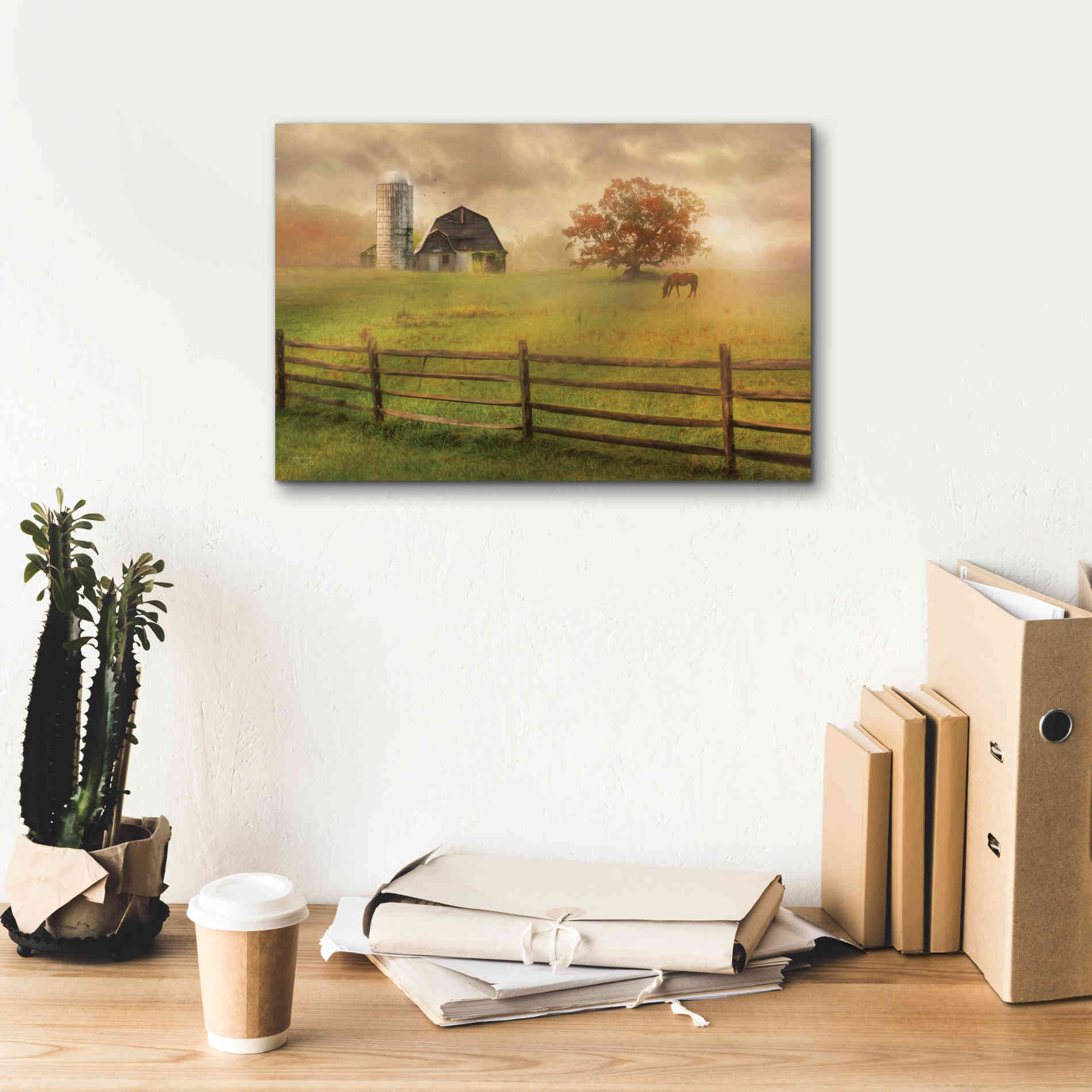 'Graze On' by Lori Deiter, Canvas Wall Art,18 x 12