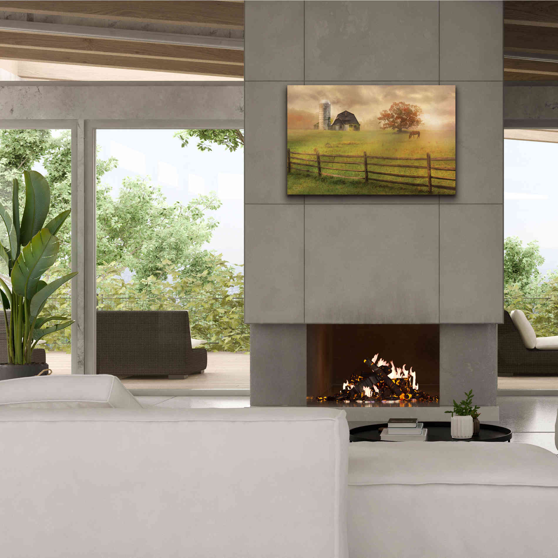 'Graze On' by Lori Deiter, Canvas Wall Art,40 x 26