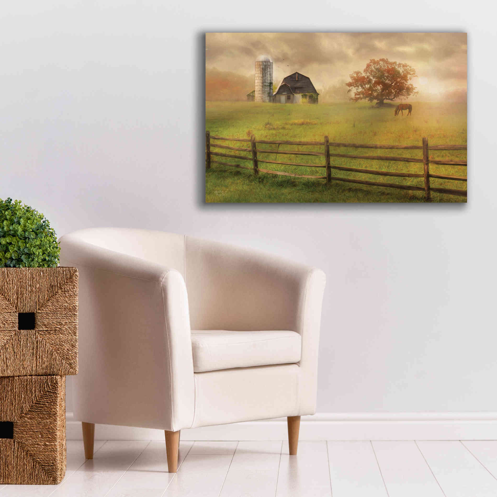 'Graze On' by Lori Deiter, Canvas Wall Art,40 x 26