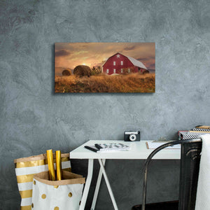 'Bedford County Sunset' by Lori Deiter, Canvas Wall Art,24 x 12