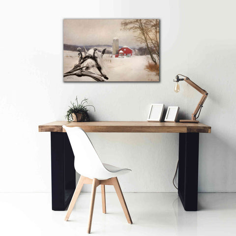 Image of 'Sleigh Ride in the Country' by Lori Deiter, Canvas Wall Art,40 x 26