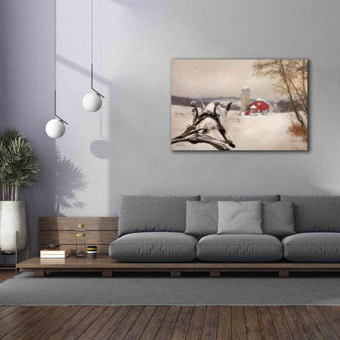 Image of 'Sleigh Ride in the Country' by Lori Deiter, Canvas Wall Art,60 x 40