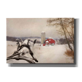 'Sleigh Ride in the Country' by Lori Deiter, Canvas Wall Art