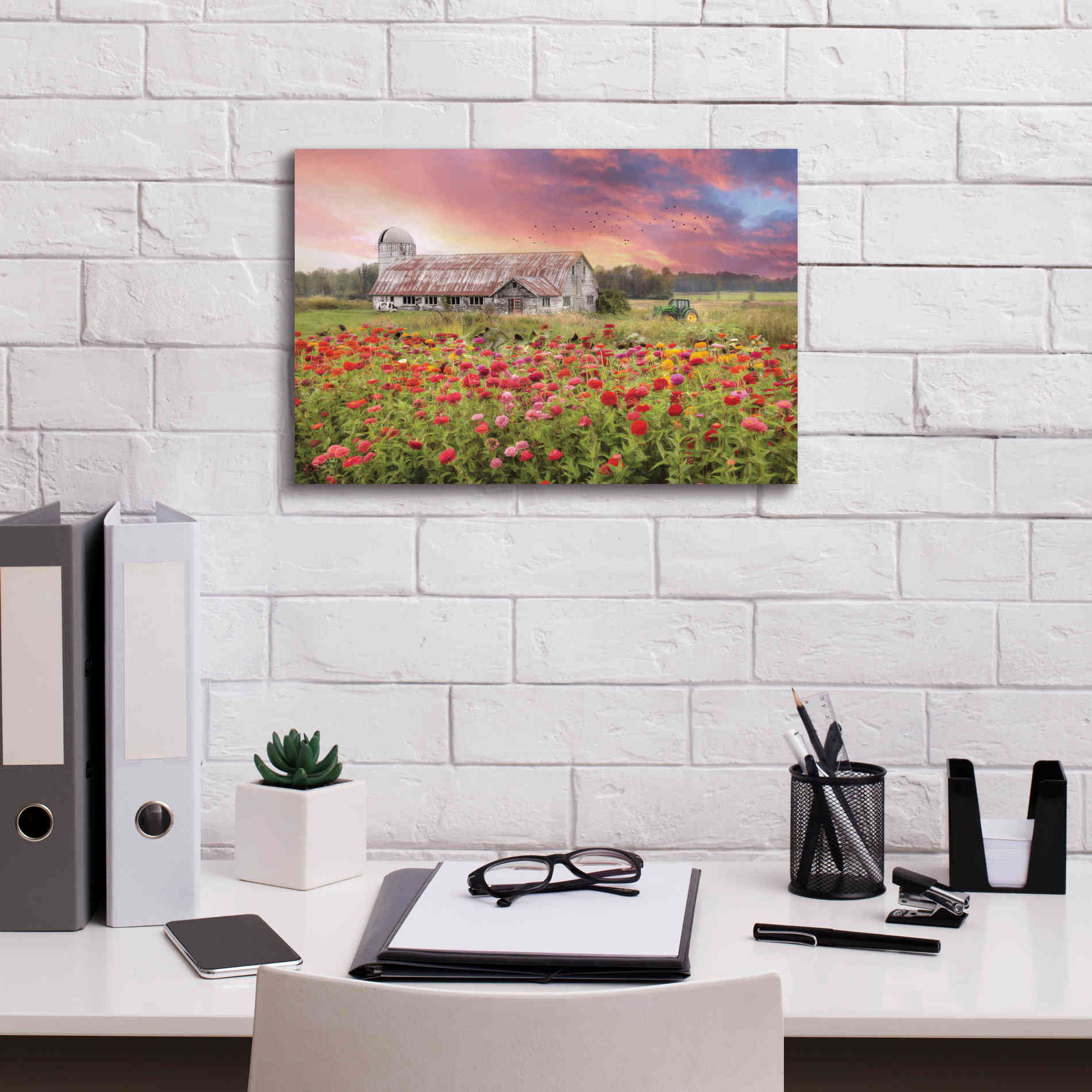 'Vermont Colors' by Lori Deiter, Canvas Wall Art,18 x 12