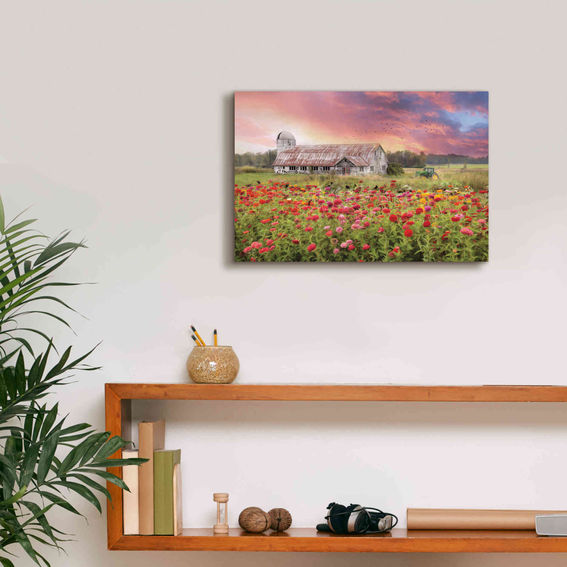 'Vermont Colors' by Lori Deiter, Canvas Wall Art,18 x 12