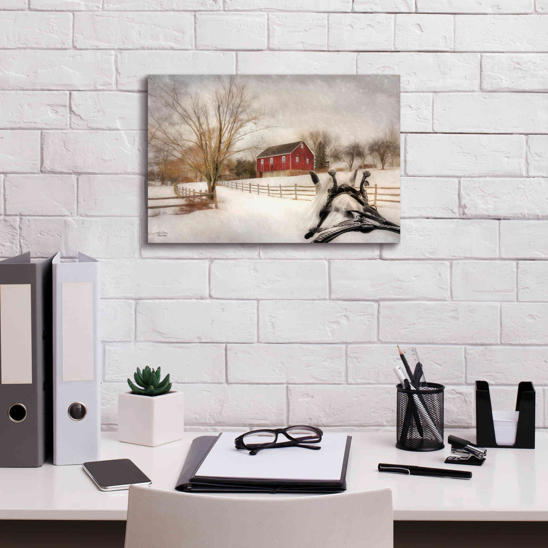 'Almost Home' by Lori Deiter, Canvas Wall Art,18 x 12
