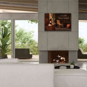 'Live Simply' by Lori Deiter, Canvas Wall Art,40 x 26