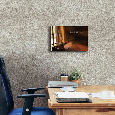 Image of 'Dear Diary' by Lori Deiter, Canvas Wall Art,18 x 12