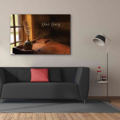Image of 'Dear Diary' by Lori Deiter, Canvas Wall Art,60 x 40