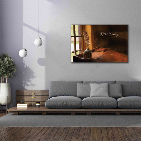Image of 'Dear Diary' by Lori Deiter, Canvas Wall Art,60 x 40