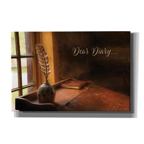 Image of 'Dear Diary' by Lori Deiter, Canvas Wall Art