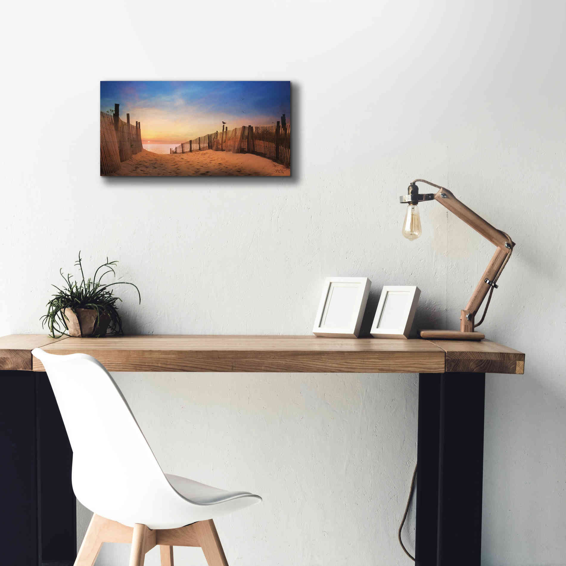 'A New Day' by Lori Deiter, Canvas Wall Art,24 x 12