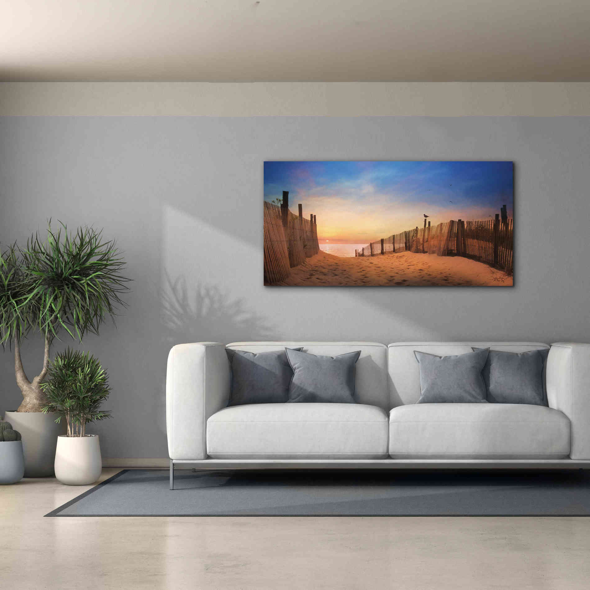 'A New Day' by Lori Deiter, Canvas Wall Art,60 x 30