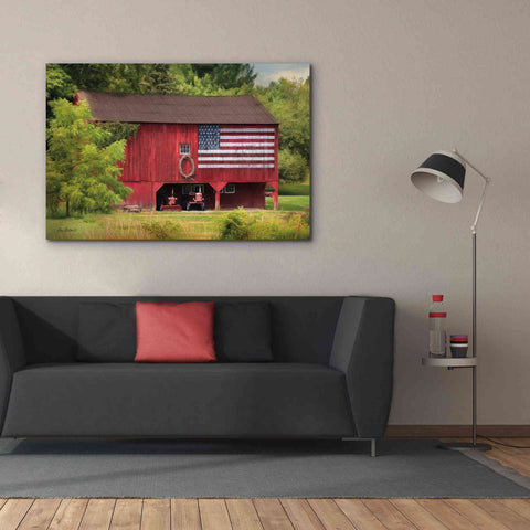 Image of 'Patriotic Farmer' by Lori Deiter, Canvas Wall Art,60 x 40